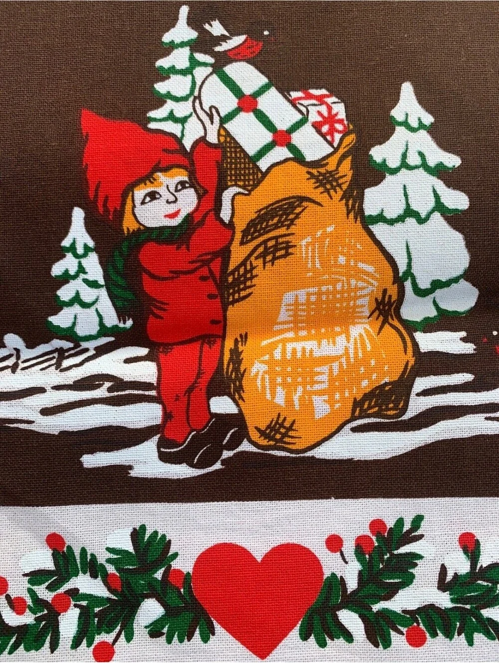 vintage swedish placemat towel